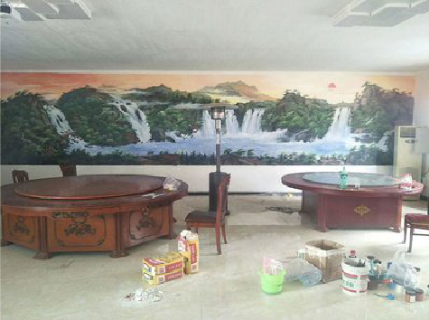  靖江墙绘-写实风景