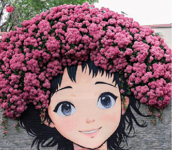  靖江墙体彩绘-网红墙打卡