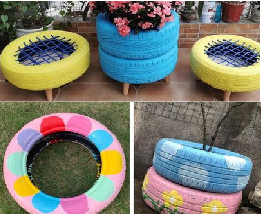  靖江墙体彩绘-变废为宝