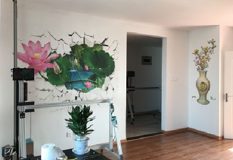  靖江墙体彩绘相比墙纸的优势。