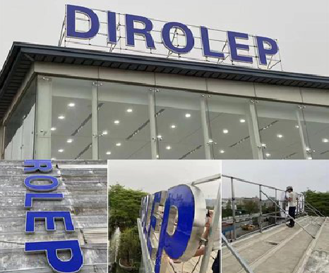  靖江楼顶发光字安装的注意事项。